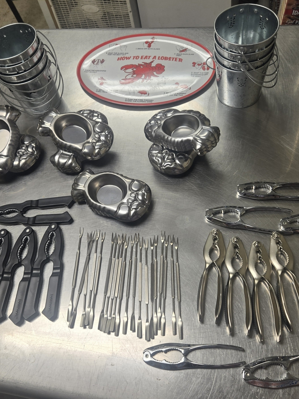 Crab Crackers and Tools,  Lobster Picks, Crab Leg Crack, Party Set